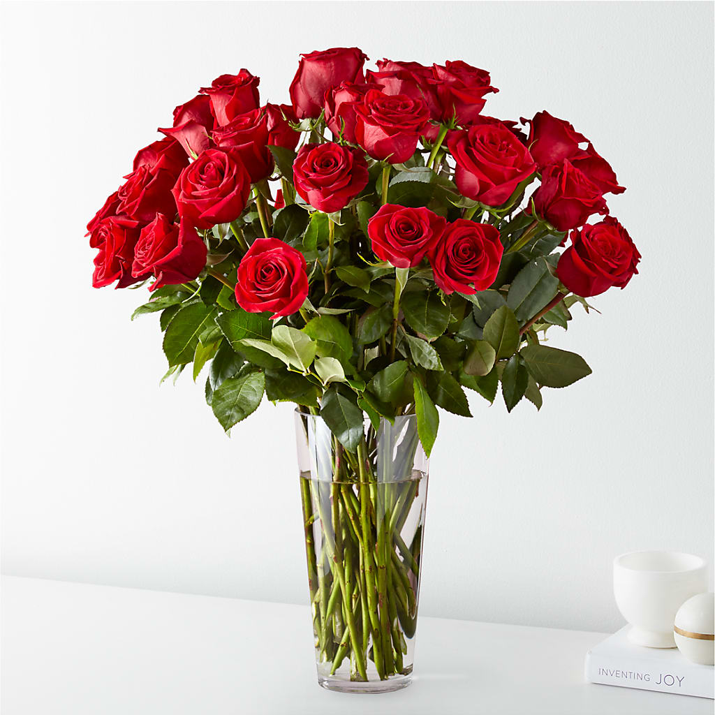 Long Stem Red Rose Bouquet – AMELIA'S FLOWERS, Naples FL