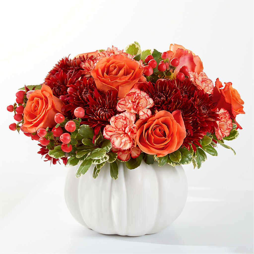 Autumn Air Pumpkin Bouquet – AMELIA'S FLOWERS, Naples FL