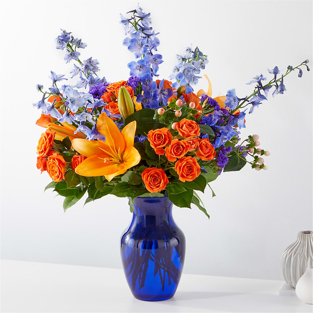 Radiant Citrus Bouquet – AMELIA'S FLOWERS, Naples FL
