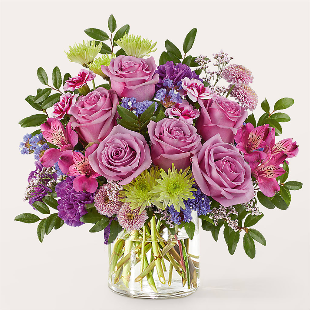 Glass Half Full Bouquet – AMELIA'S FLOWERS, Naples FL