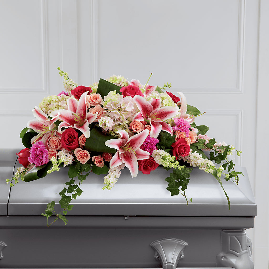 Splendid Grace Casket Spray – AMELIA'S FLOWERS, Naples FL