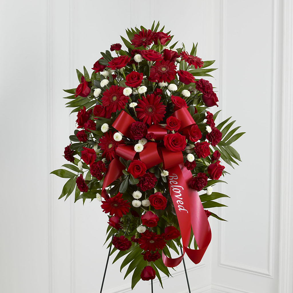 Treasured Memories Standing Spray – AMELIA'S FLOWERS, Naples FL