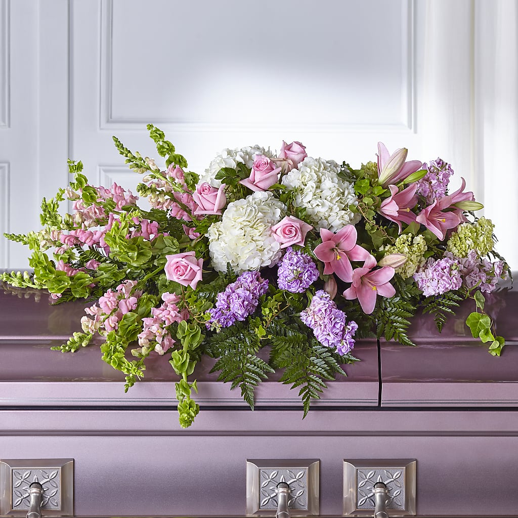 Life's Gratitude Casket Spray – AMELIA'S FLOWERS, Naples FL