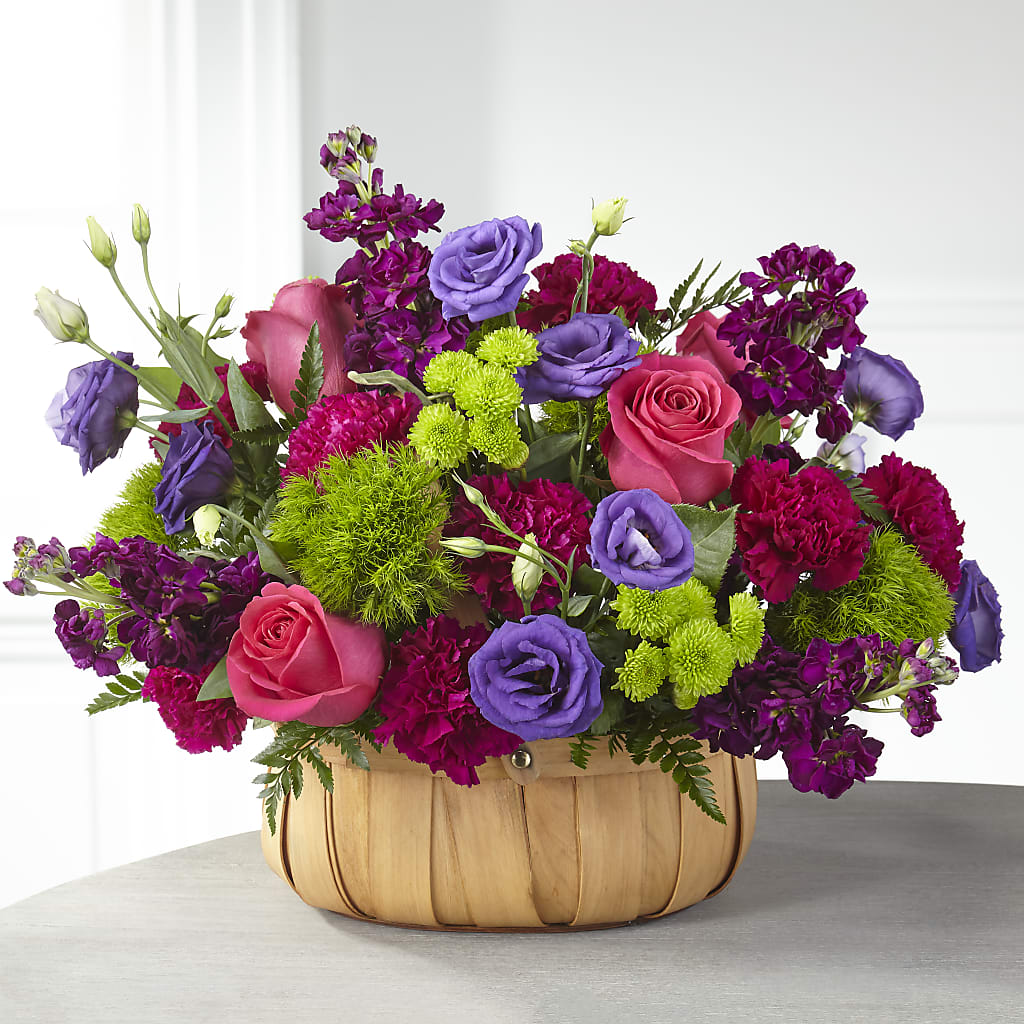 Serene Sanctuary Basket – AMELIA'S FLOWERS, Naples FL