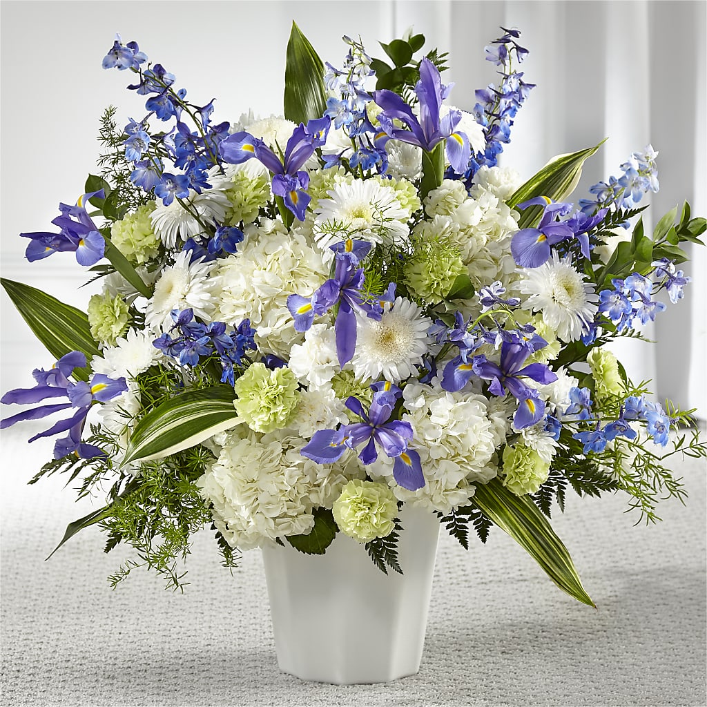 Soft Serenity Floor Basket – AMELIA'S FLOWERS, Naples FL