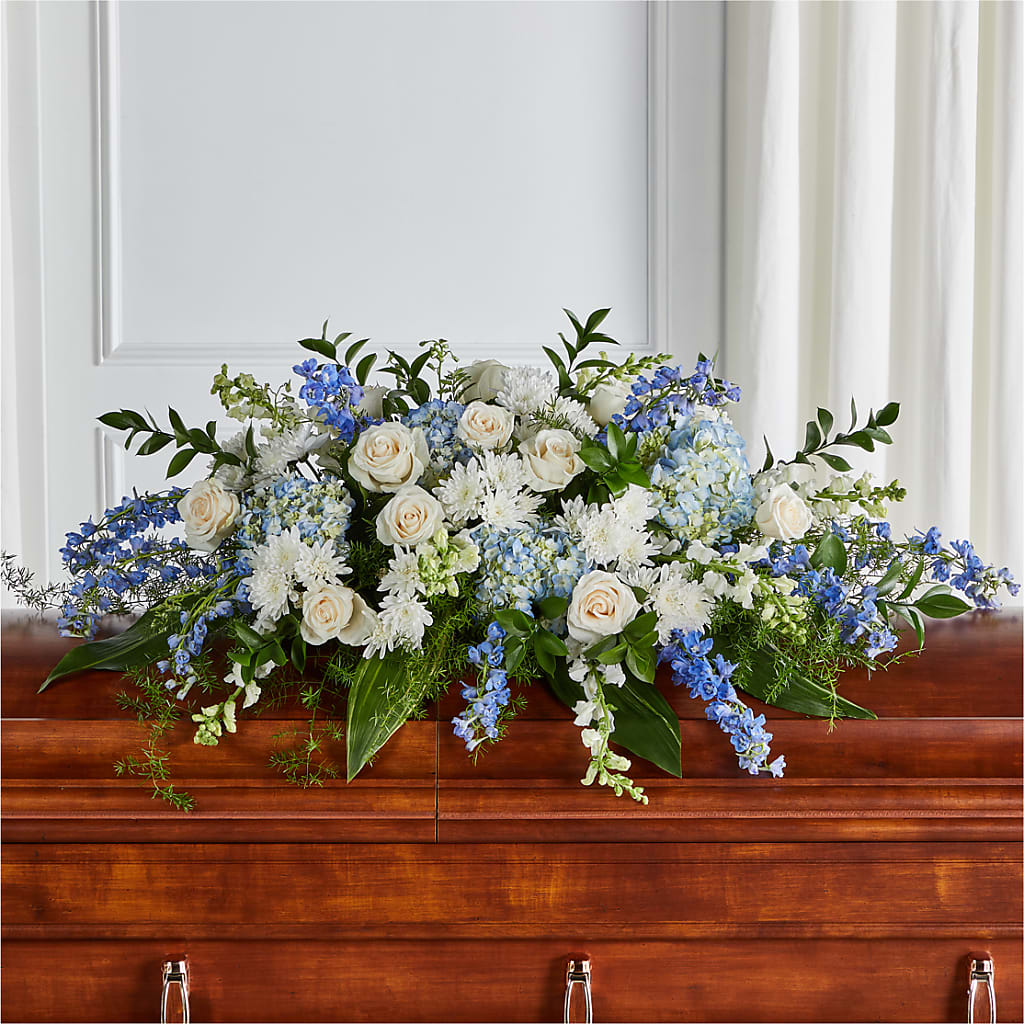 Timeless Essence Casket Spray – AMELIA'S FLOWERS, Naples FL