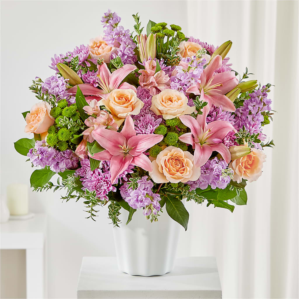 Supportive Embrace Tabletop Basket – AMELIA'S FLOWERS, Naples FL