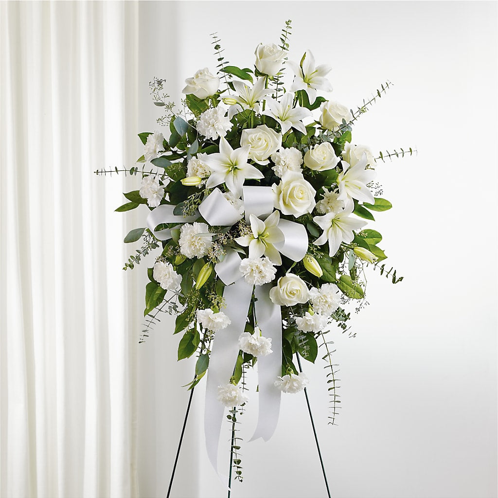 With Care Standing Spray – AMELIA'S FLOWERS, Naples FL