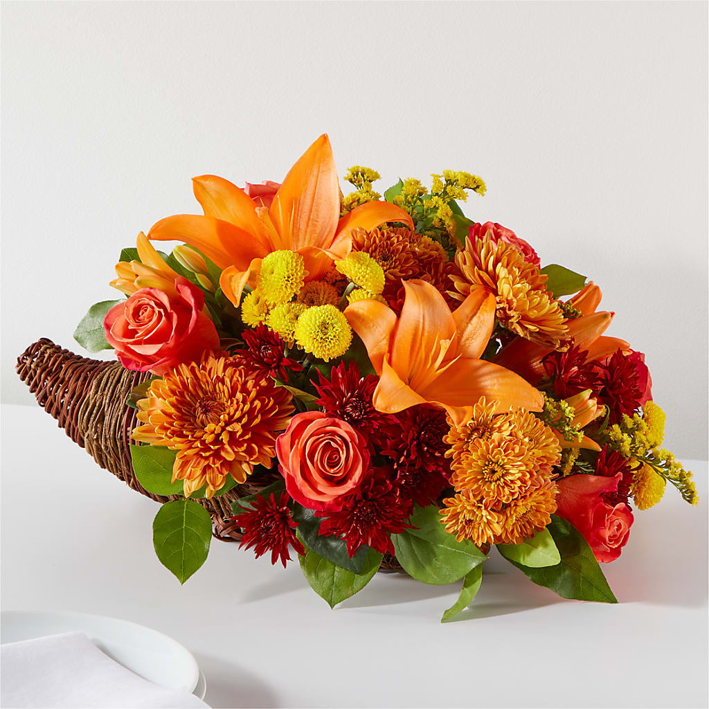 Bouquet of Blessings Cornucopia – AMELIA'S FLOWERS, Naples FL