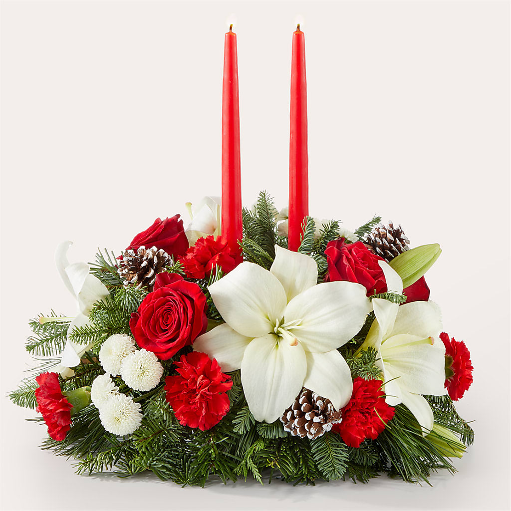 Seasonal Festivities Centerpiece – AMELIA'S FLOWERS, Naples FL