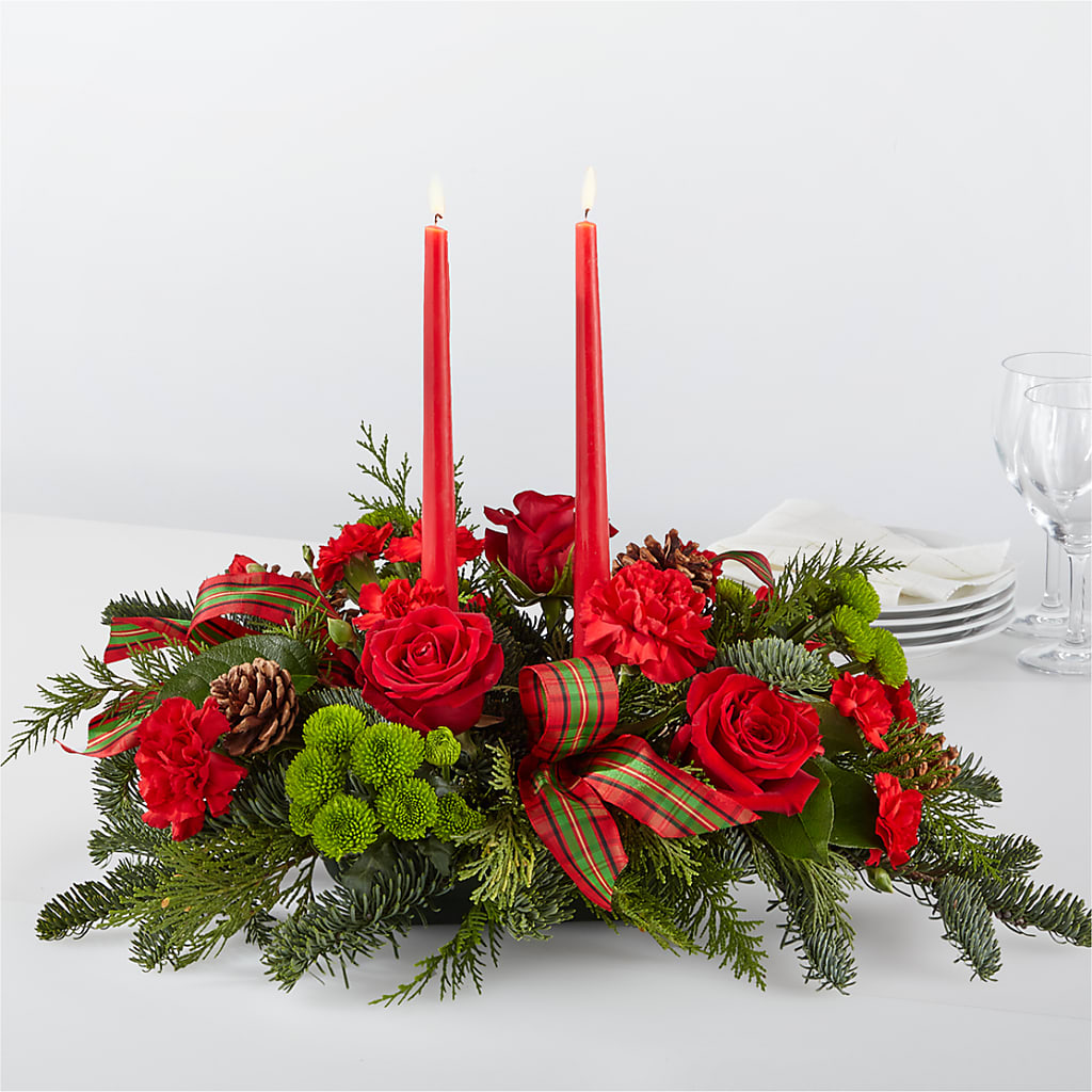 By the Candlelight Centerpiece – AMELIA'S FLOWERS, Naples FL