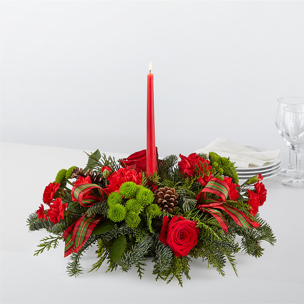 By the Candlelight Centerpiece – AMELIA'S FLOWERS, Naples FL