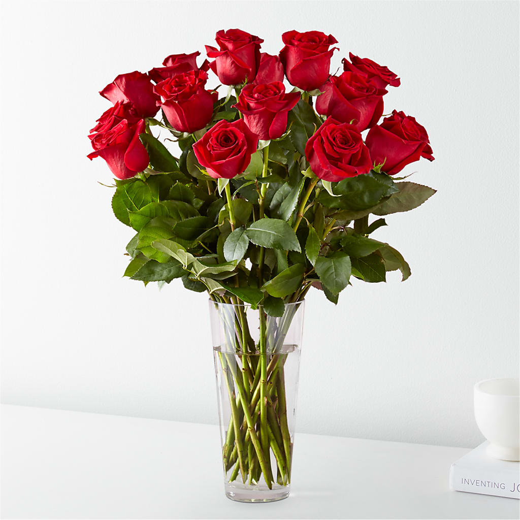 Long Stem Red Rose Bouquet – AMELIA'S FLOWERS, Naples FL