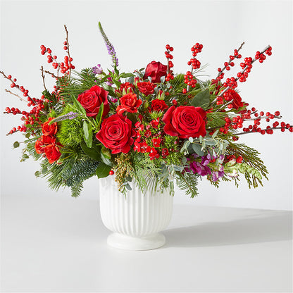 Big Red Bow Bouquet – AMELIA'S FLOWERS, Naples FL