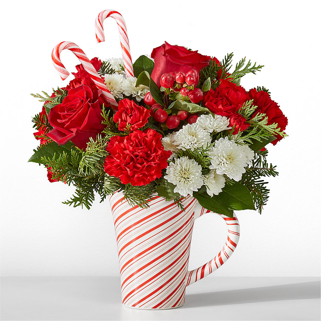Peppermint Swirl Mug – AMELIA'S FLOWERS, Naples FL