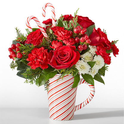 Peppermint Swirl Mug – AMELIA'S FLOWERS, Naples FL