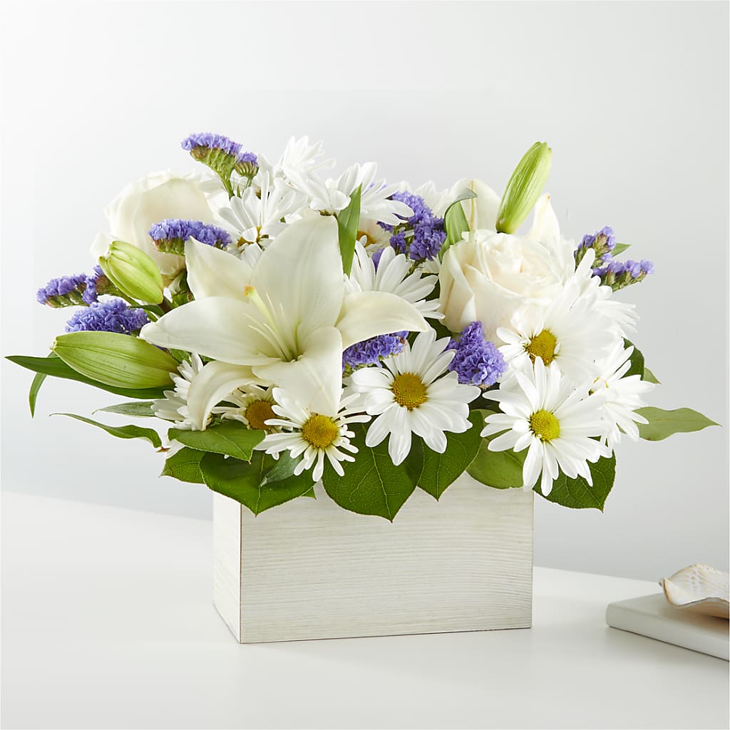 Beyond Blue Box Bouquet – AMELIA'S FLOWERS, Naples FL