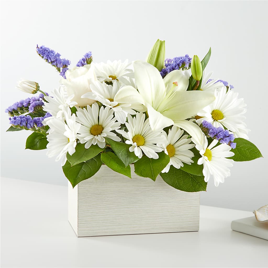 Beyond Blue Box Bouquet – AMELIA'S FLOWERS, Naples FL