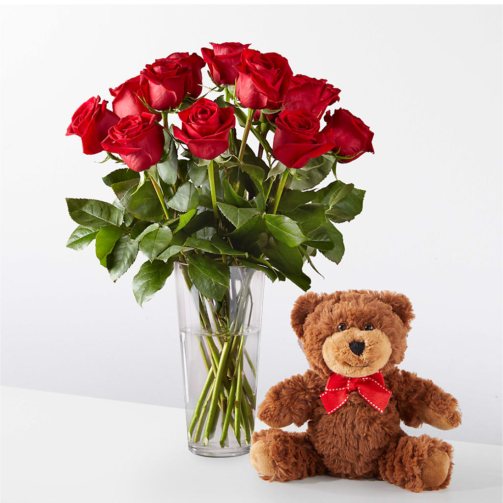 Romantic Long Stem Red Rose Bouquet Bundles – AMELIA'S FLOWERS, Naples FL