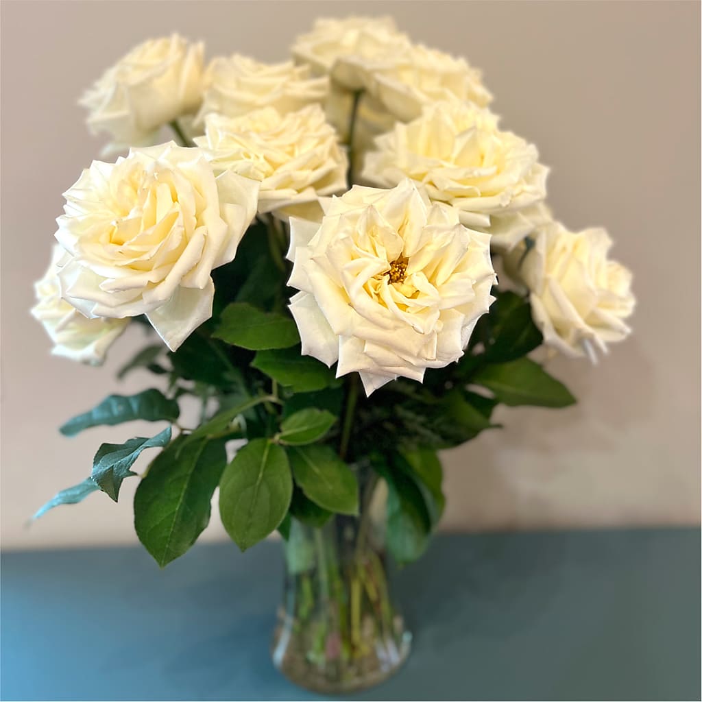 Long Stem Yellow Rose Bouquet – AMELIA'S FLOWERS, Naples FL