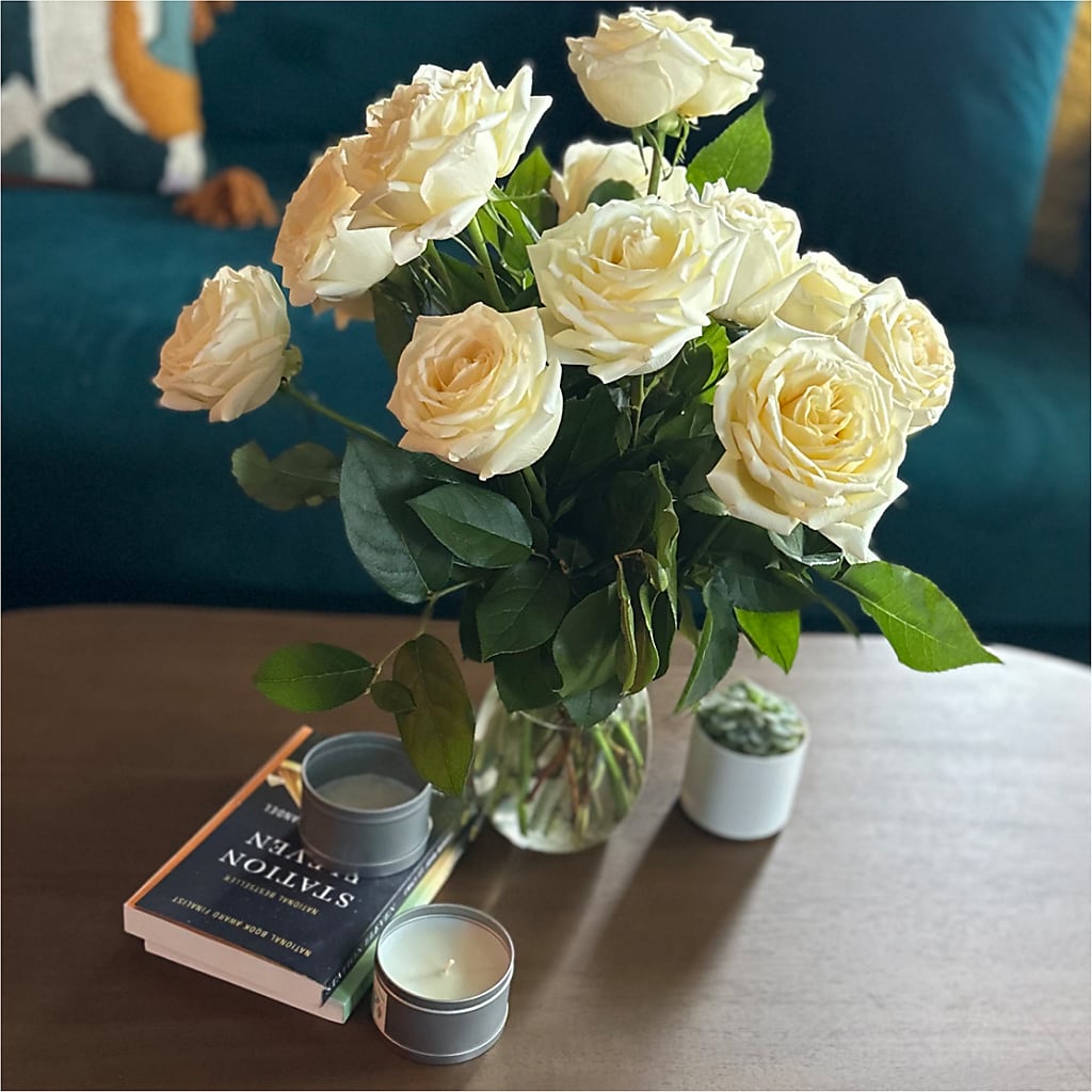 Long Stem Yellow Rose Bouquet – AMELIA'S FLOWERS, Naples FL