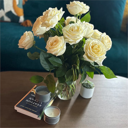 Long Stem Yellow Rose Bouquet – AMELIA'S FLOWERS, Naples FL