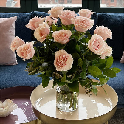 Long Stem Pink Rose Bouquet – AMELIA'S FLOWERS, Naples FL