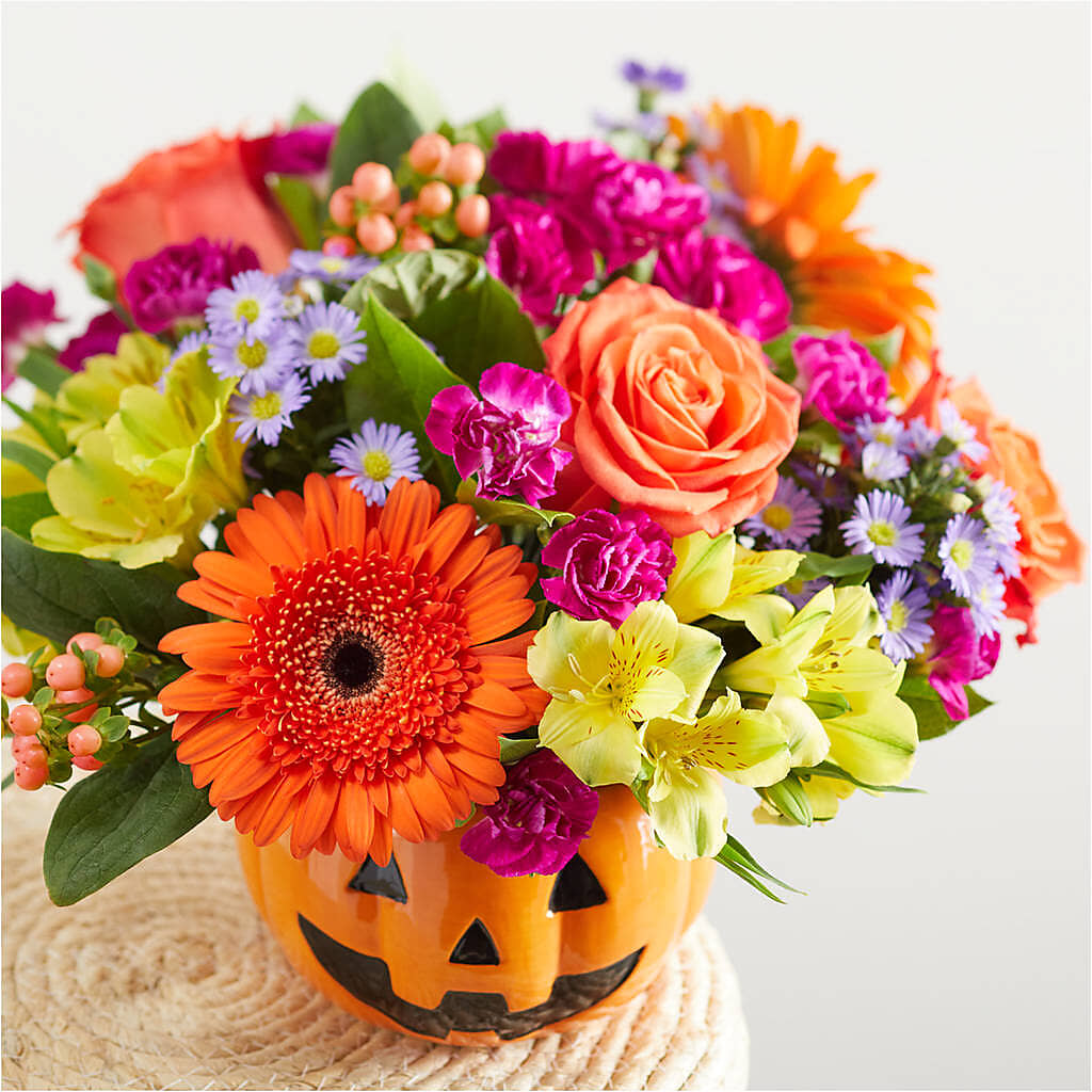Tricks & Treats Pumpkin – AMELIA'S FLOWERS, Naples FL