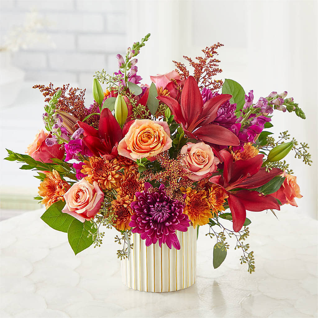Burgundy Landscape Bouquet – AMELIA'S FLOWERS, Naples FL