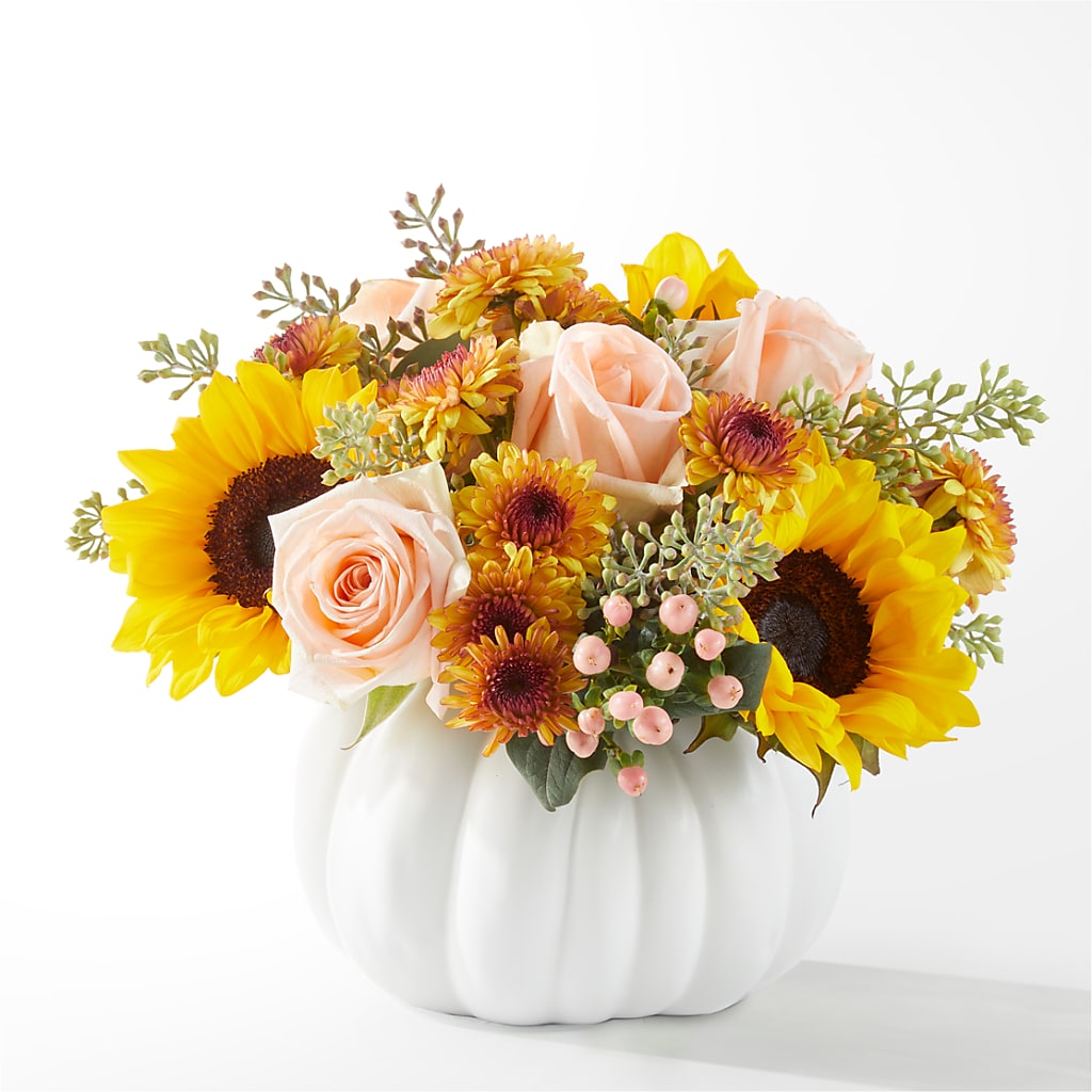 Pumpkin to Talk About Bouquet – AMELIA'S FLOWERS, Naples FL