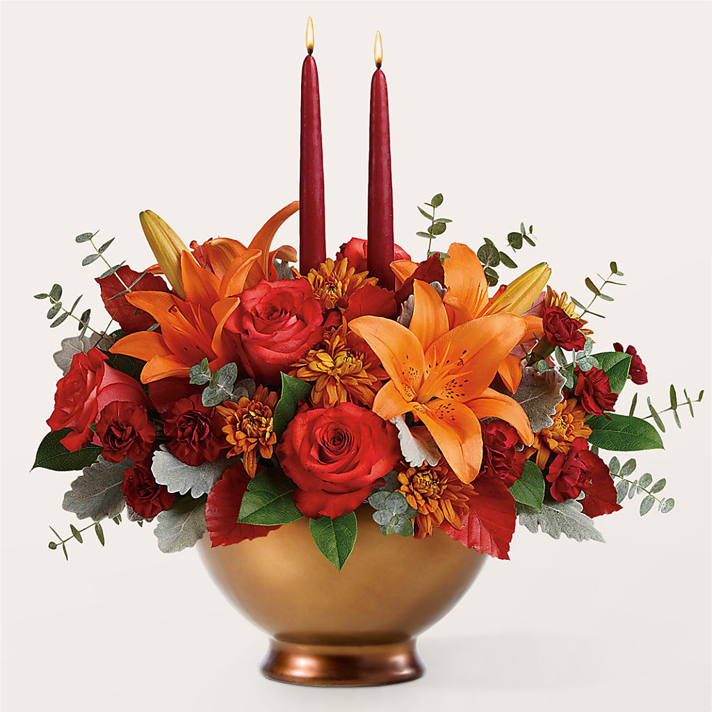 Fruits of Fall Centerpiece – AMELIA'S FLOWERS, Naples FL