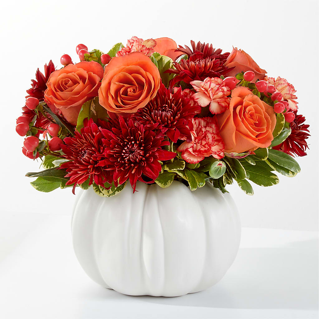 Autumn Air Pumpkin Bouquet – AMELIA'S FLOWERS, Naples FL