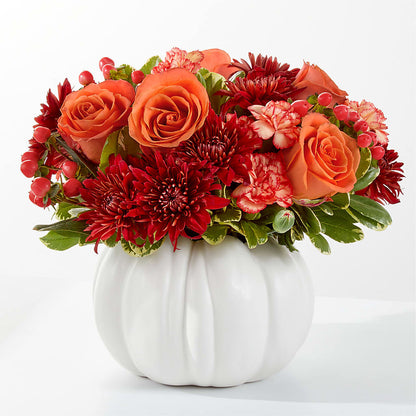 Autumn Air Pumpkin Bouquet – AMELIA'S FLOWERS, Naples FL