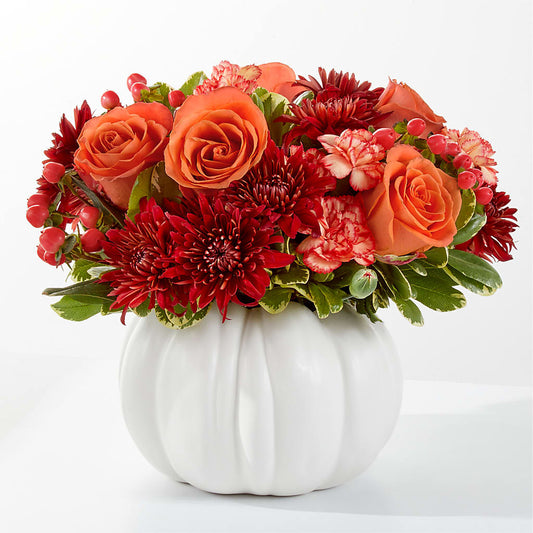 Autumn Air Pumpkin Bouquet – AMELIA'S FLOWERS, Naples FL