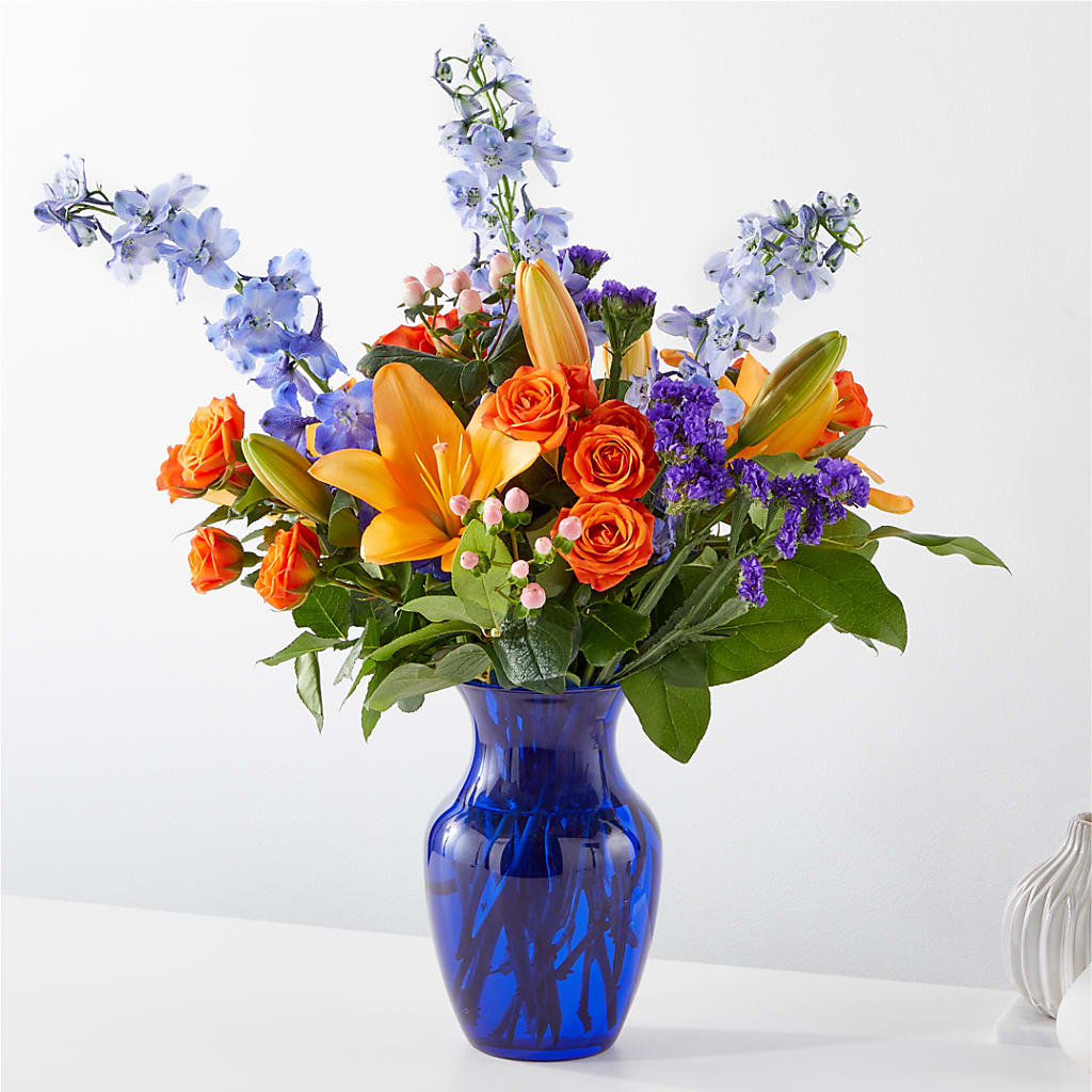 Radiant Citrus Bouquet – AMELIA'S FLOWERS, Naples FL
