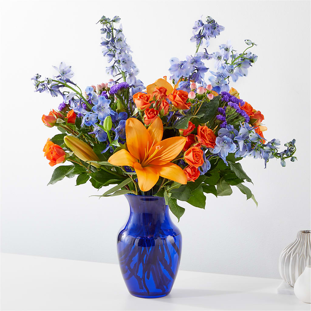 Radiant Citrus Bouquet – AMELIA'S FLOWERS, Naples FL