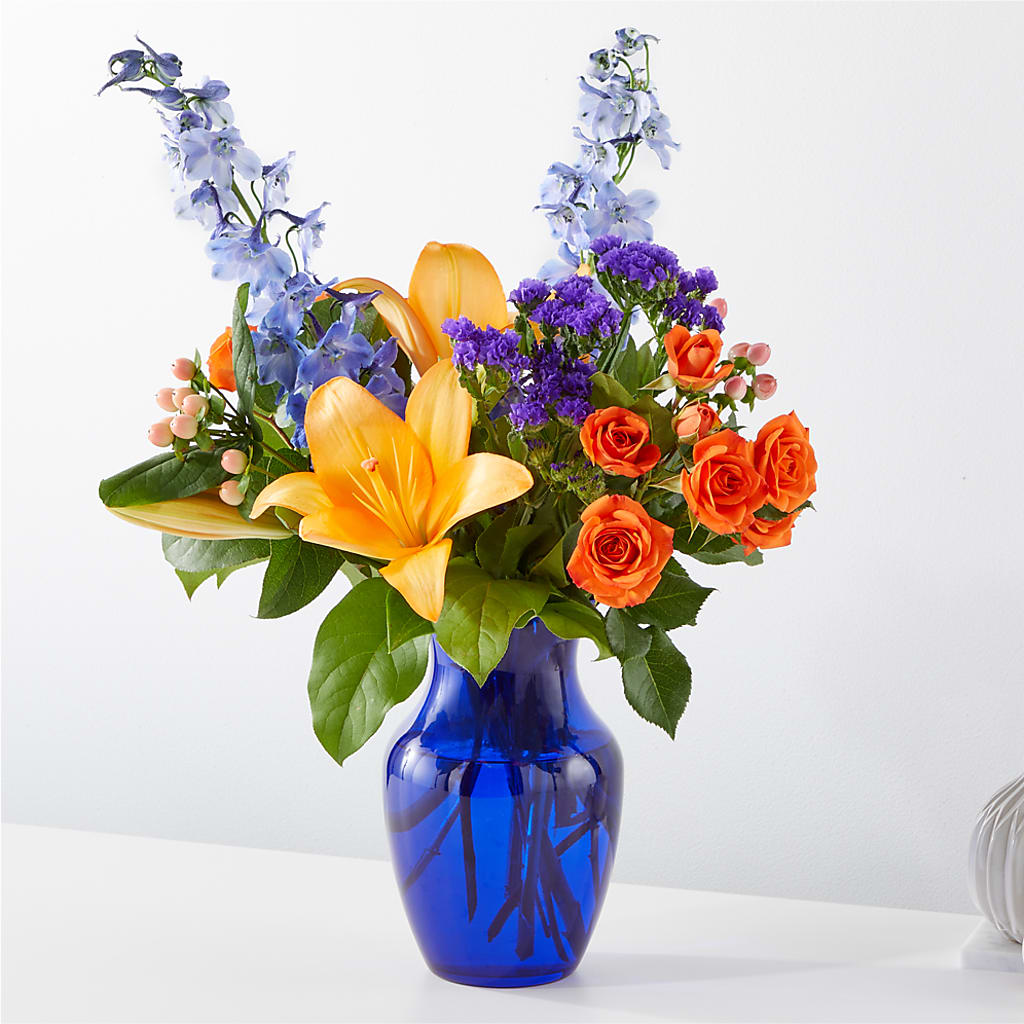 Radiant Citrus Bouquet – AMELIA'S FLOWERS, Naples FL