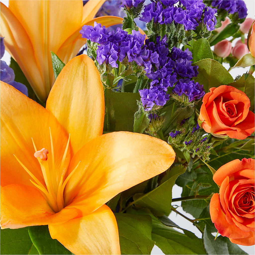 Radiant Citrus Bouquet – AMELIA'S FLOWERS, Naples FL