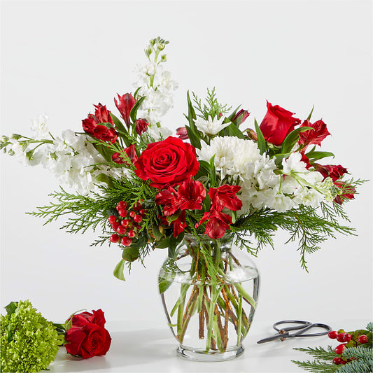 Merry Moment Bouquet – A Florist Original – AMELIA'S FLOWERS, Naples FL