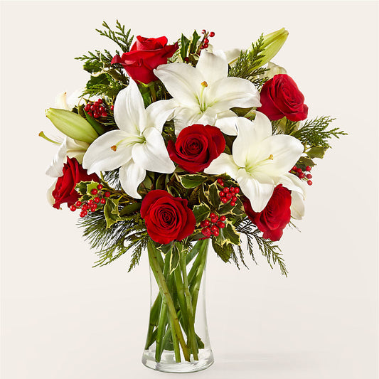 Sparkling Snowflakes Bouquet – AMELIA'S FLOWERS, Naples FL