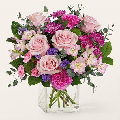 Rosy Radiance Bouquet – AMELIA'S FLOWERS, Naples FL