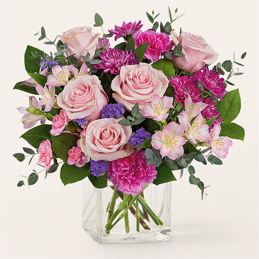 Rosy Radiance Bouquet – AMELIA'S FLOWERS, Naples FL