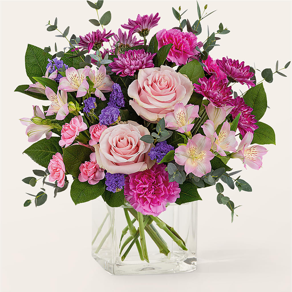 Rosy Radiance Bouquet – AMELIA'S FLOWERS, Naples FL