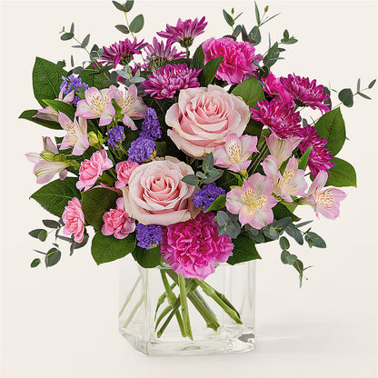 Rosy Radiance Bouquet – AMELIA'S FLOWERS, Naples FL