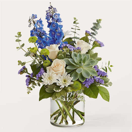 Cerulean Waves Bouquet – AMELIA'S FLOWERS, Naples FL