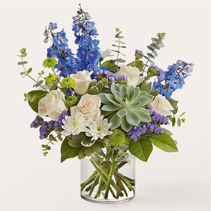 Cerulean Waves Bouquet – AMELIA'S FLOWERS, Naples FL