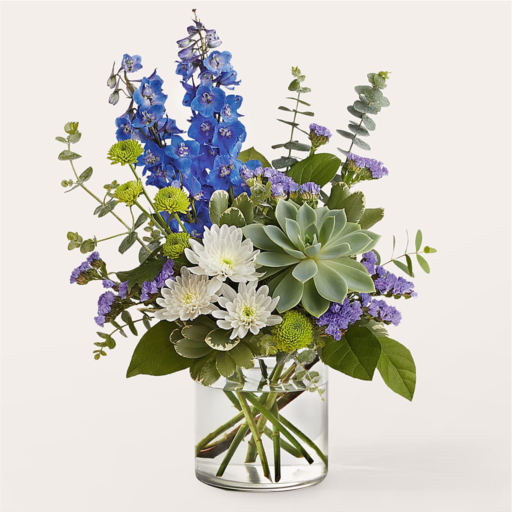 Cerulean Waves Bouquet – AMELIA'S FLOWERS, Naples FL