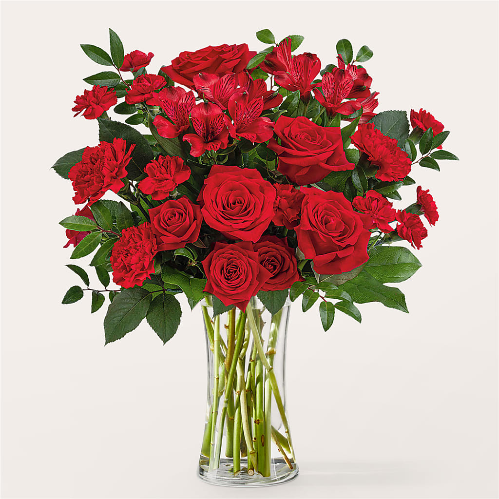 Brilliant Ruby Bouquet – AMELIA'S FLOWERS, Naples FL