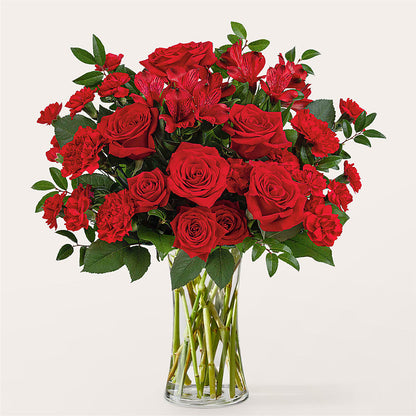 Brilliant Ruby Bouquet – AMELIA'S FLOWERS, Naples FL