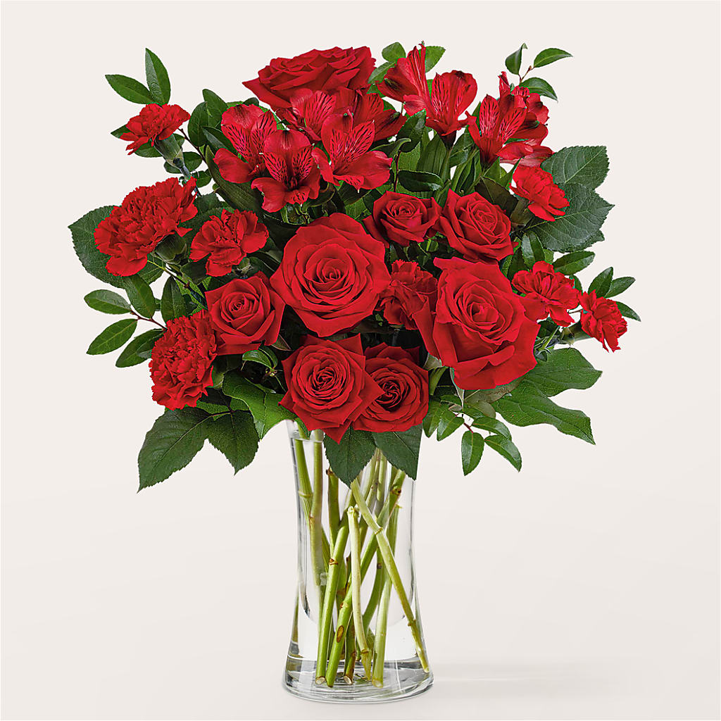 Brilliant Ruby Bouquet – AMELIA'S FLOWERS, Naples FL